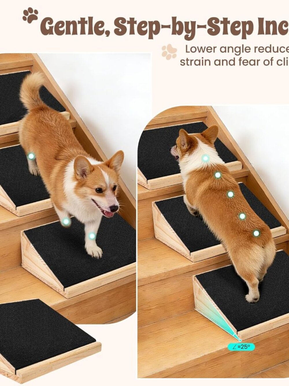 3-Pack Stair Ramp for Senior Dogs - Picture 4 of 6
